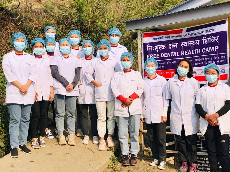 Medical camp in a rural area